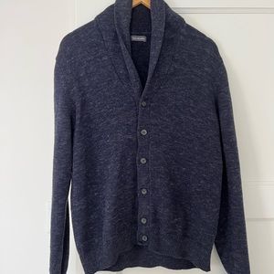 Van Heusen Men’s cotton cardigan navy small
